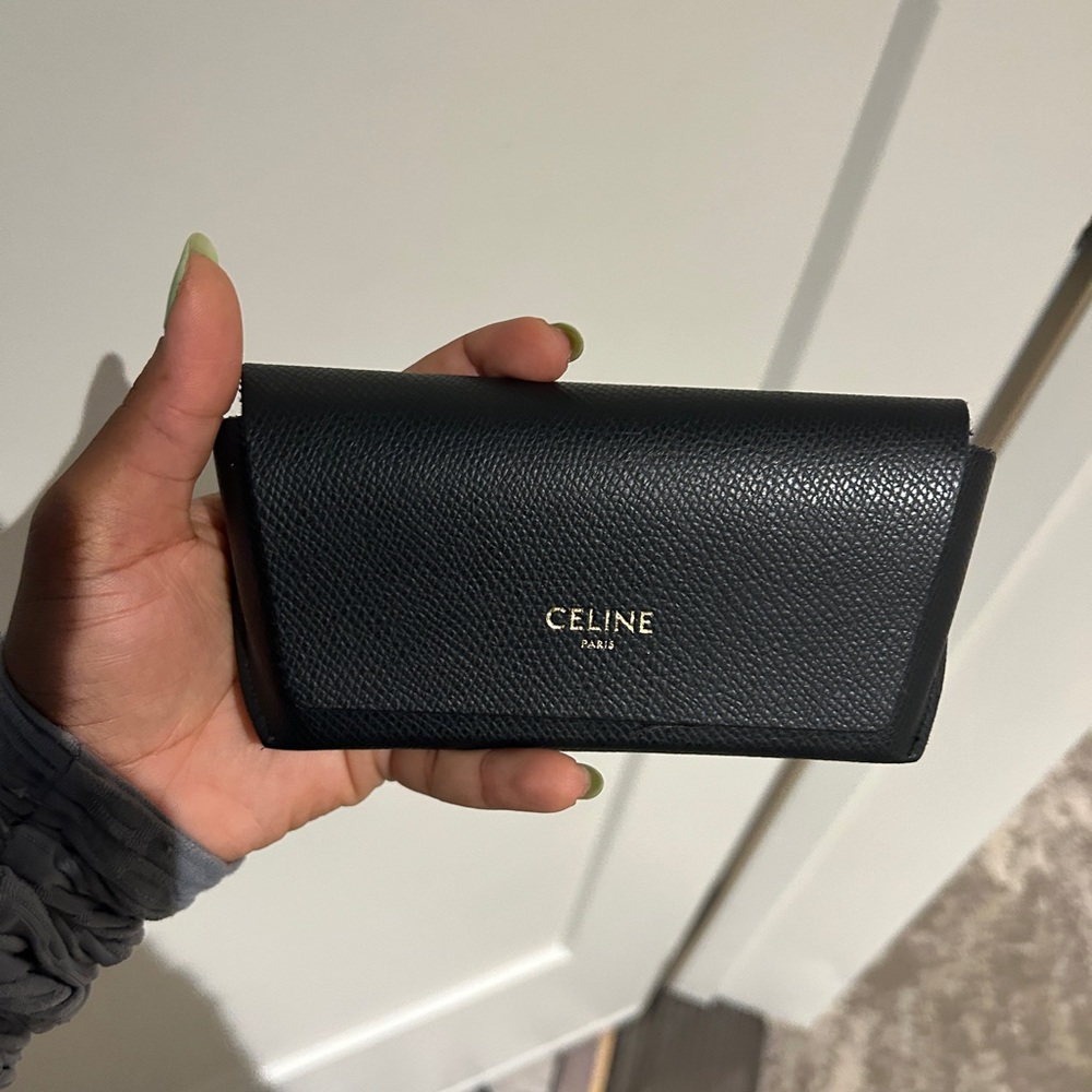 Celine Black sunglasses with Gold Accent